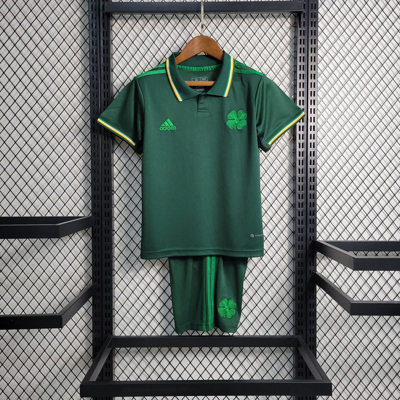 Camisa De Futebol Kit Infantil Celtic 23/24 Edição Limitada - Shark Store
