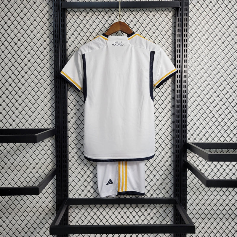 23/24 Camisa De Futebol Kit Infantil Real Madrid - Shark Store