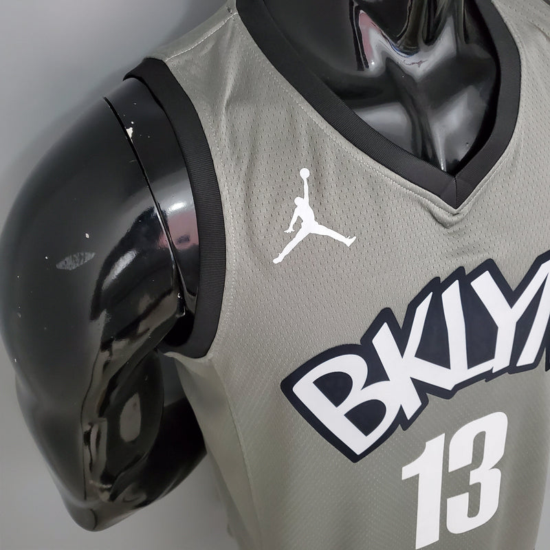 Regata NBA Brooklyn Nets Away Cinza - HARDEN