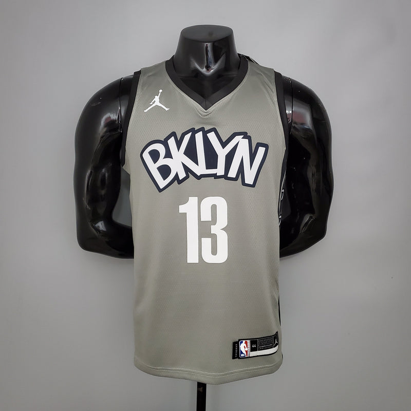 Regata NBA Brooklyn Nets Away Cinza - HARDEN