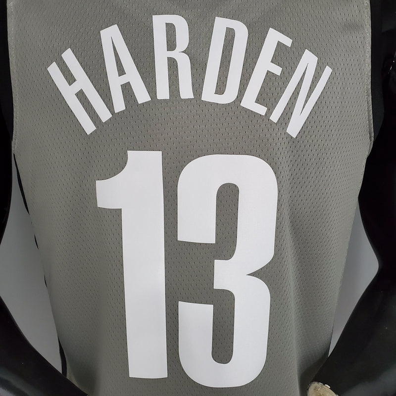 Regata NBA Brooklyn Nets Away Cinza - HARDEN