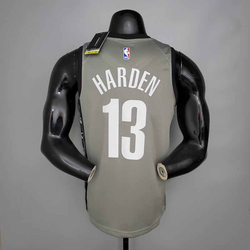 Regata NBA Brooklyn Nets Away Cinza - HARDEN