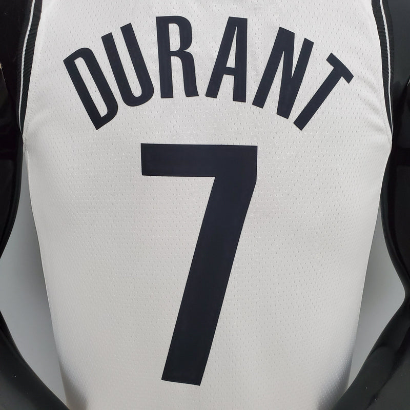 Regata NBA Brooklyn Nets Away Branca - DURANT