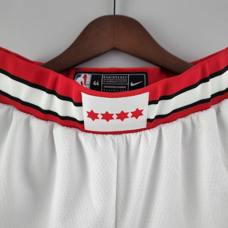 Shorts Chicago Bulls Branco - Shark Store