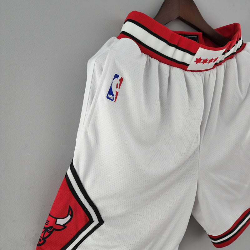 Shorts Chicago Bulls Branco - Shark Store