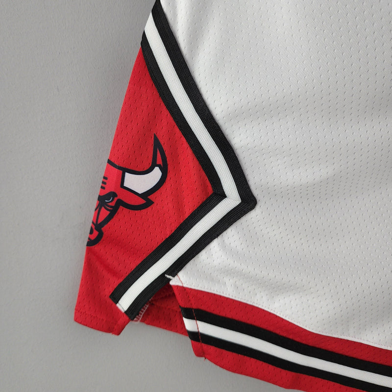 Shorts Chicago Bulls Branco - Shark Store