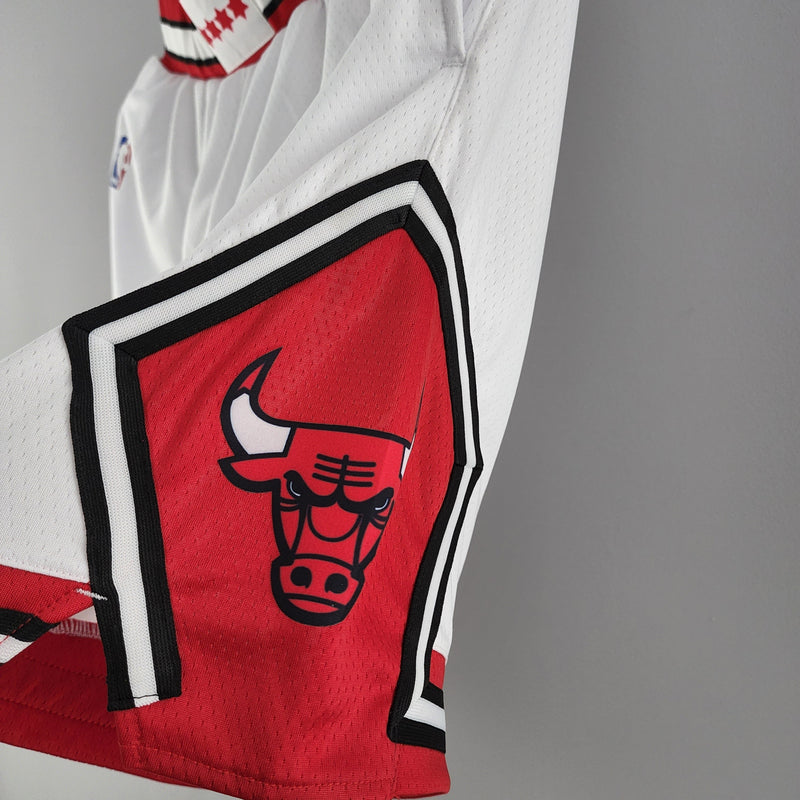 Shorts Chicago Bulls Branco - Shark Store