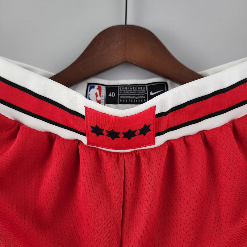 Shorts Chicago Bulls Vermelho - Shark Store