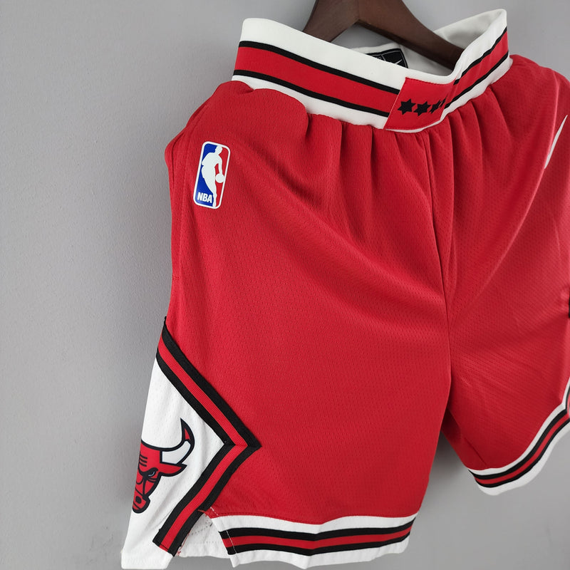 Shorts Chicago Bulls Vermelho - Shark Store