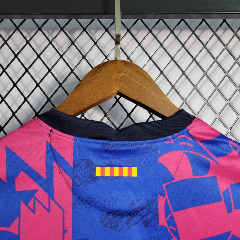 Camisa De Futebol Barcelona 21/22 Casa - Shark Store