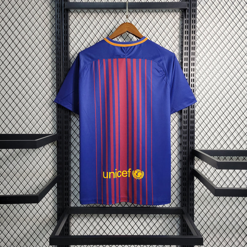 Camisa Futebol Barcelona Casa 17/18 Retrô - Shark Store
