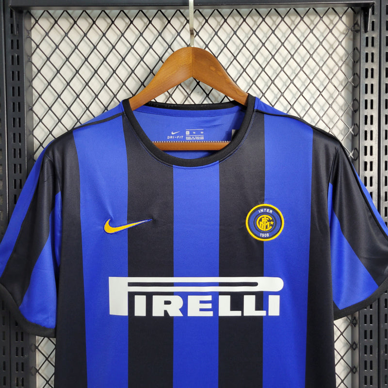 Camisa De Futebol Inter De Milão Casa 99/00 Retrô - Shark Store