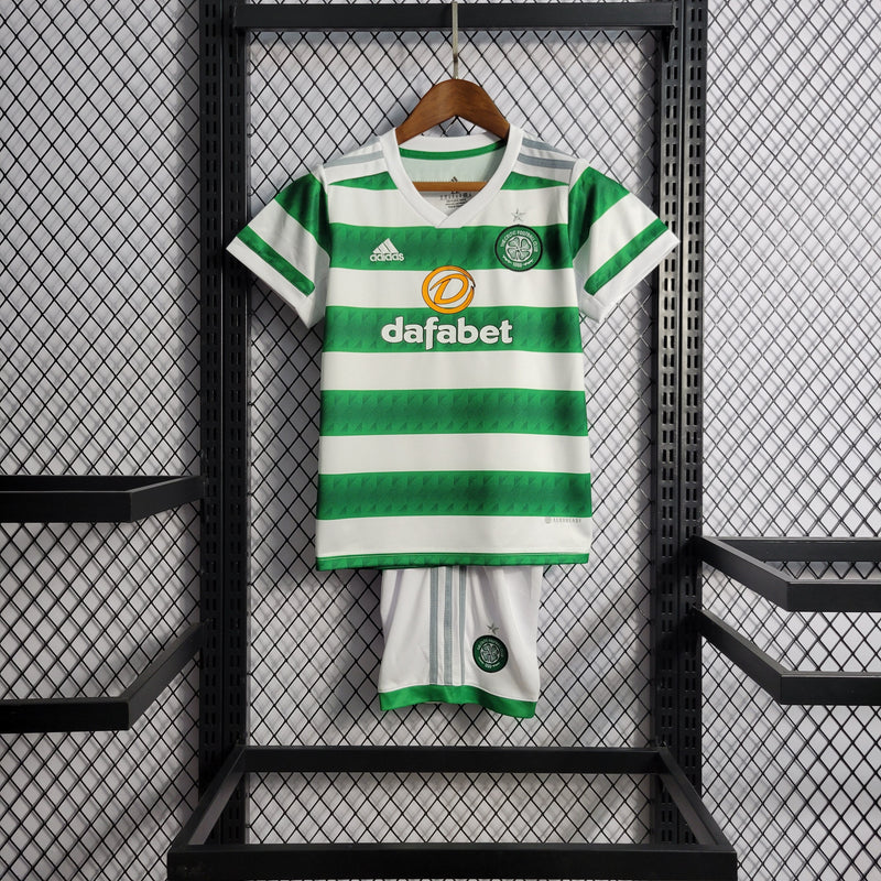 Camisa De Futebol Kit Infantil Celtics 22/23 Home - Shark Store