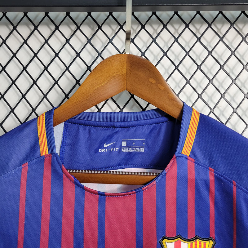 Camisa Futebol Barcelona Casa 17/18 Retrô - Shark Store