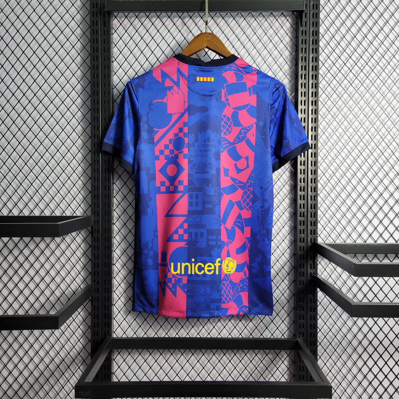 Camisa De Futebol Barcelona 21/22 Casa - Shark Store