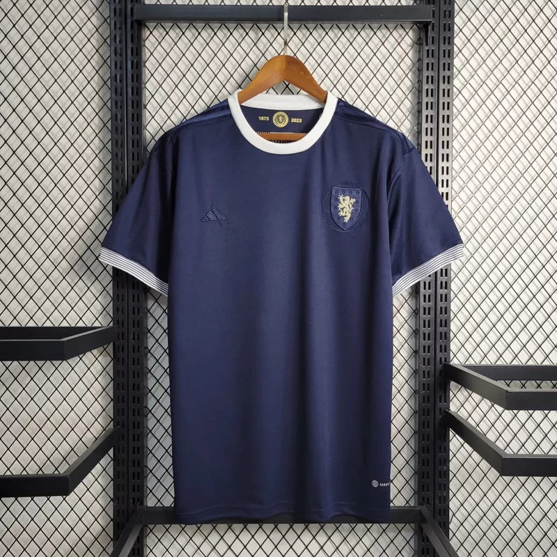 Camisa De Futebol Escócia 150 Anos 2023 - Shark Store