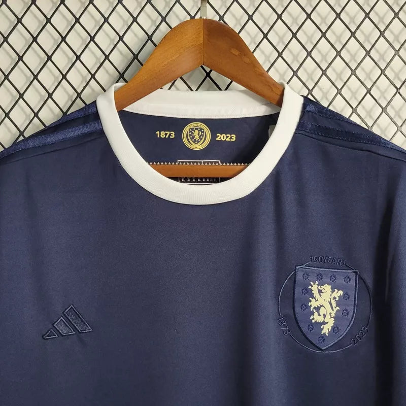 Camisa De Futebol Escócia 150 Anos 2023 - Shark Store