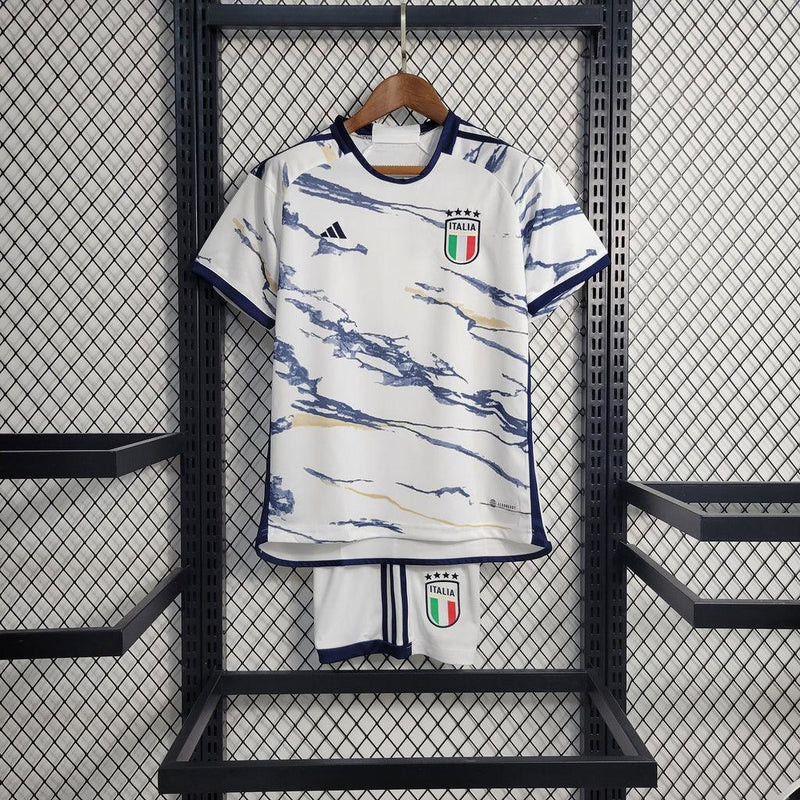 Camisa De Futebol 23/24  Kit Infantil Itália - Shark Store