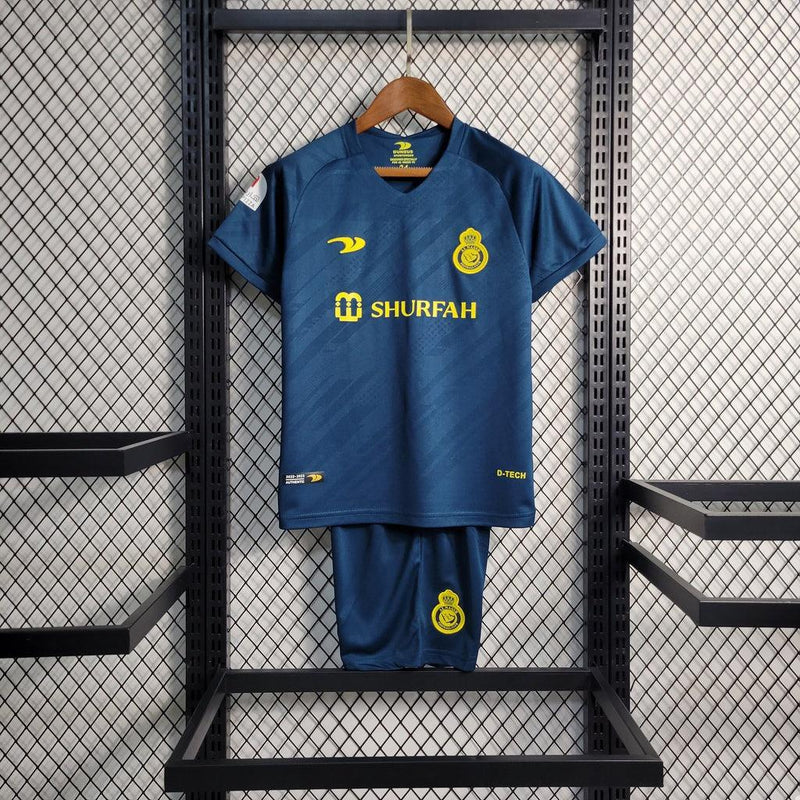 22/23 Camisa De Futebol Kit Infantil Al Nassr - Shark Store