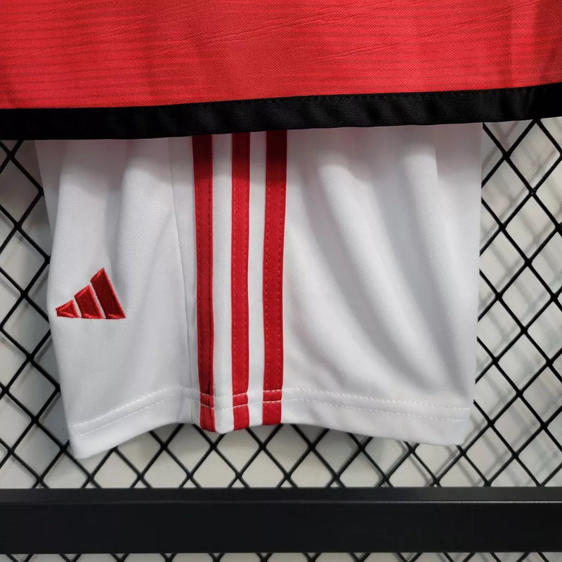 23/24 Camisa De Futebol Kit Infantil Flamengo - Shark Store